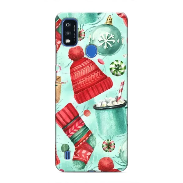 Чехол с принтом «Одежда НГ» для ZTE Blade A51 Чехол с принтом «Одежда НГ» для ZTE Blade A51