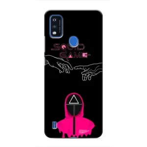 Чехол Гра в кальмара для ZTE Blade A51 (Минимализм Игра кальмара)