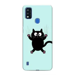 Чехол с принтом «Падающий кот» для ZTE Blade A51