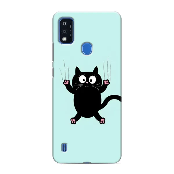 Чехол с принтом «Падающий кот» для ZTE Blade A51 Чехол с принтом «Падающий кот» для ZTE Blade A51