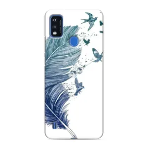 Чехол с принтом «Перышко» для ZTE Blade A51