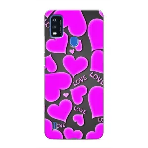 Чехлы для любимой на ЗТЕ Блейд A51 (VPrint) (Pink hearts)