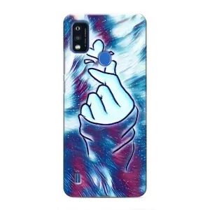 Чехол с принтом «Радужное сердце» для ZTE Blade A51