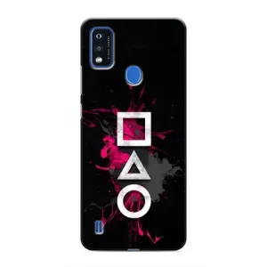 Чехол Гра в кальмара для ZTE Blade A51 (Символы Игра кальмара)