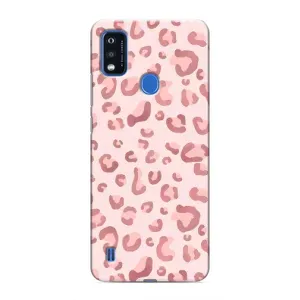 Чохол з принтом «Рожевий леопард» для ZTE Blade A51