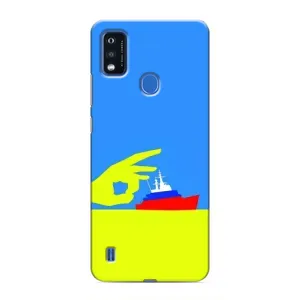 Чохол з принтом «Щелбан кораблю» для ZTE Blade A51