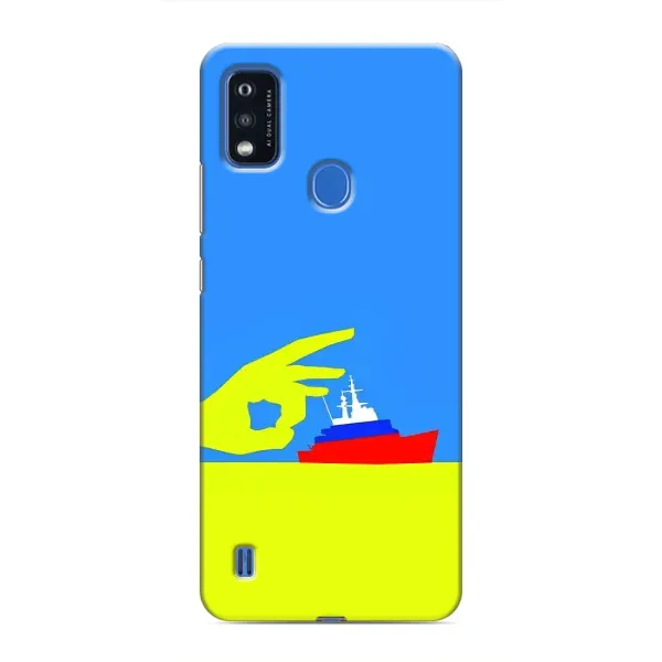 Чохол з принтом «Щелбан кораблю» для ZTE Blade A51