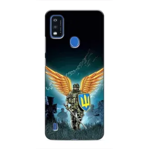 Чехлы с картинкой ЗСУ для ZTE Blade A51 (AlphaPrint) (Солдат ЗСУ)