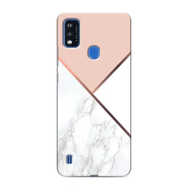 Чехол с принтом «Тройной мрамор» для ZTE Blade A51
