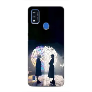 Чехлы Венсдей на ZTE Blade A51 Уэнсдей (AlphaPrint) (Уэнздей и Инид)