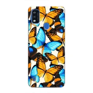 Чохол з принтом «Яскраві метелики» для ZTE Blade A51