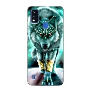 Чехол с принтом «Яркий волк» для ZTE Blade A51