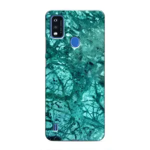Мраморний чехол на ZTE Blade A51 (VPrint) (Зелений мрамор)