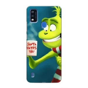 Різдвяні Чохли для ZTE Blade A51 (VPrint) (Зелений Грінч)