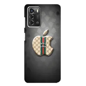 Чехол с принтом «Apple gucci» для ZTE Blade A52