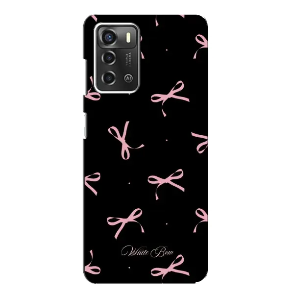 Чохол з принтом «Банти на чорному» для ZTE Blade A52 Чохол з принтом «Банти на чорному» для ZTE Blade A52