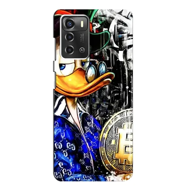 Чохол з принтом «Біткойн Скрудж» для ZTE Blade A52
