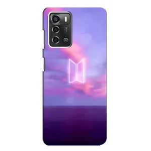 Чохол з принтом «BTS логотип» для ZTE Blade A52
