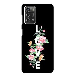 Чехлы для любимой на ZTE Blade A52 (VPrint) (Квіти LOVE)