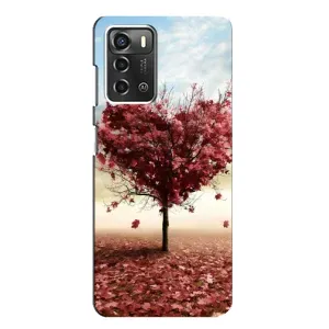 Чехлы для любимой на ZTE Blade A52 (VPrint) (Дерево серце)