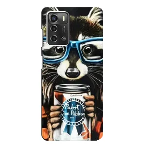 Чохол з принтом для ZTE Blade A52 - (Прикольні) (AlphaPrint) (Єнот з банкою)