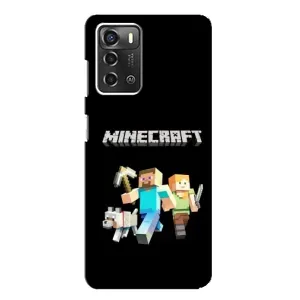 Чохол Майнкрафт на ZTE Blade A52 (AlphaPrint) Minecraft
