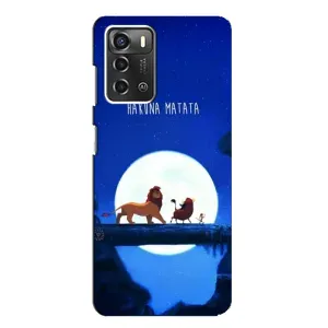 Чохол Король лев на ZTE Blade A52 (Хакуна Матата)