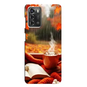 Чохол з принтом «Кава і дощ» для ZTE Blade A52