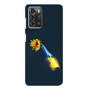 Чохол для Патріота України ZTE Blade A52 - (AlphaPrint) (Коктель молотова)