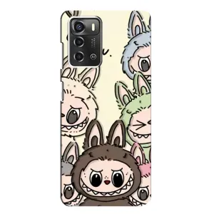 Чехол с принтом «Золотая обезьяна Bored Ape» для ZTE Blade A52
