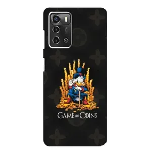 Чехли для ZTE Blade A52 - Скрудж МакДак Louis Vuitton (PREMIUMPrint) (Король грошей)