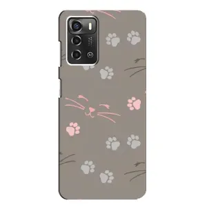 Чохол з принтом «Лапи і вуса» для ZTE Blade A52