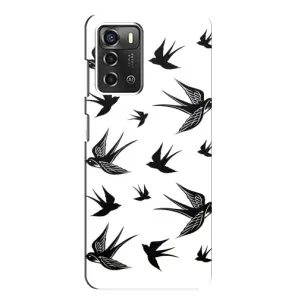 Чохол з пташками на ZTE Blade A52 (VPrint)
