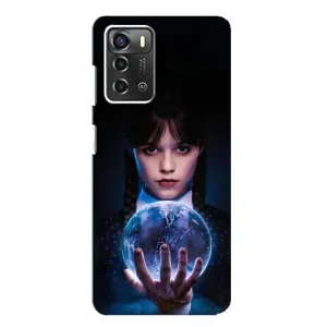 Чохол з дизайном Венздей 2 на ZTE Blade A52 (Магічна сфера Венздей)