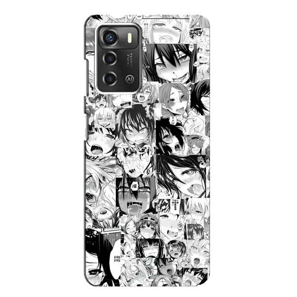 Чехол с принтом «Ahegao manga» для ZTE Blade A52 Чехол с принтом «Ahegao manga» для ZTE Blade A52