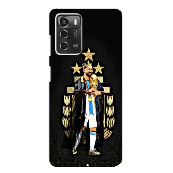 Чехол с принтом «Месси Король» для ZTE Blade A52 Чехол с принтом «Месси Король» для ZTE Blade A52