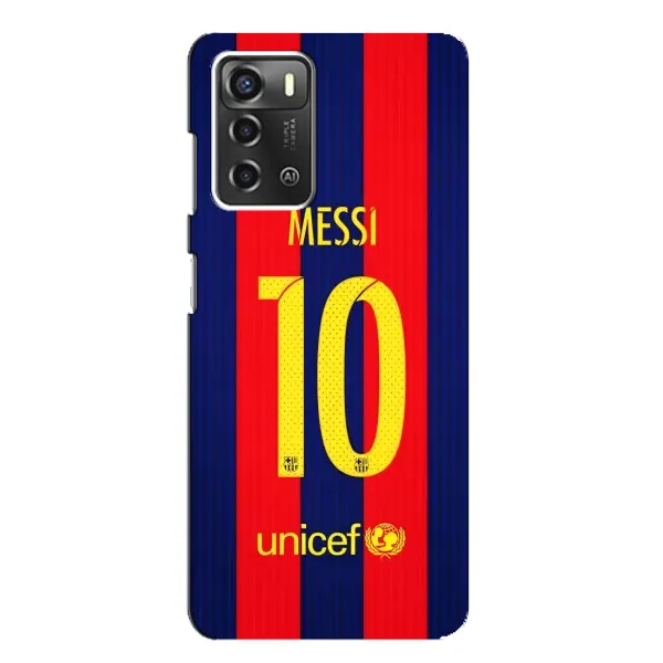 Чехол с принтом «Messi Barca 10» для ZTE Blade A52