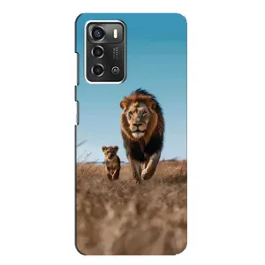 Чохол Король лев на ZTE Blade A52 (Мусафа та Сімба)