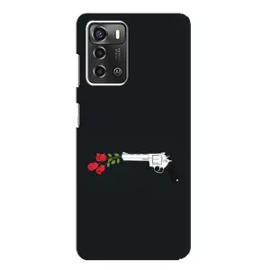 Чехлы (ART) Цветы на ZTE Blade A52 (VPrint) (Неочікувані квіти)