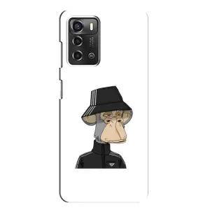 Чохол з принтом «мавпа NFT Adidas» для ZTE Blade A52