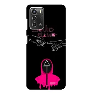 Чохол Гра в кальмара для ZTE Blade A52 (Мінімалізм Гра кальмара)