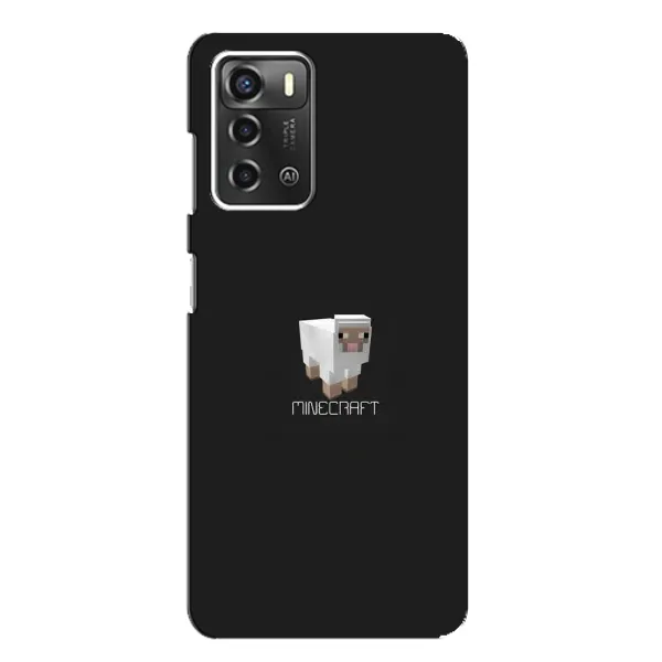 Чохол з принтом «Овечка Майнкрафт» для ZTE Blade A52