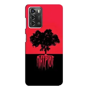 Украинские Чехлы для ZTE Blade A52 с картинкой УПА (AlphaPrint) (Патріот)