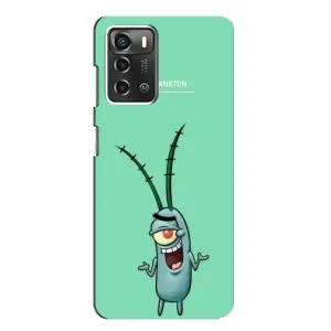 Чохол Губка Боб для ZTE Blade A52 (Персонаж Планктон)