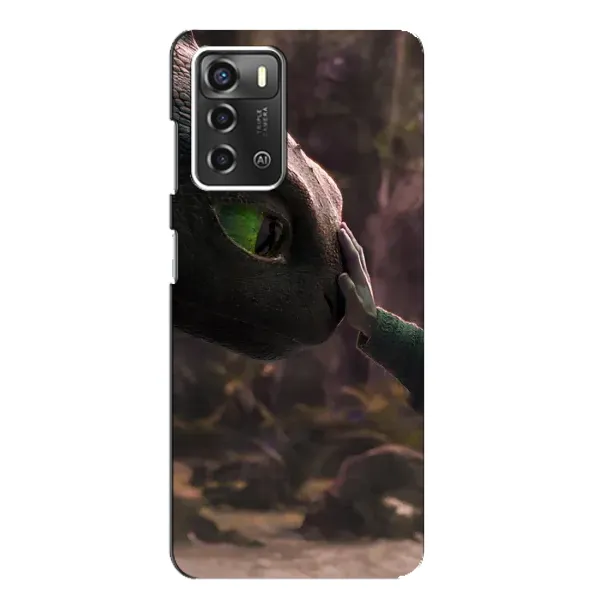 Чехол с принтом «Сцена с драконом» для ZTE Blade A52
