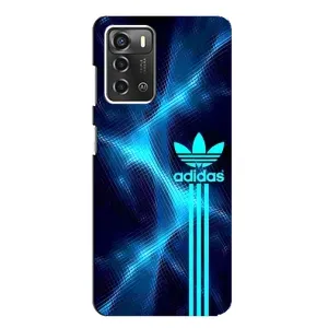 Чехол с принтом «Синий Адидас» для ZTE Blade A52