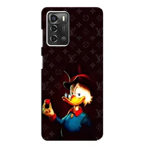 Чехли для ZTE Blade A52 - Скрудж МакДак Louis Vuitton (PREMIUMPrint) (Скрудж з ботліантом)