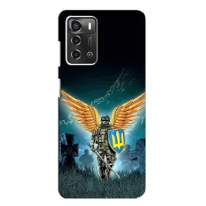 Чехлы с картинкой ЗСУ для ZTE Blade A52 (AlphaPrint) (Солдат ЗСУ)