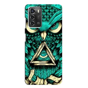 Чохол з принтом «Сова з оком» для ZTE Blade A52