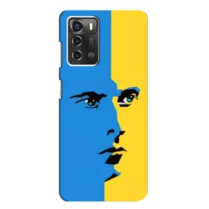 Украинские Чехлы для ZTE Blade A52 с картинкой УПА (AlphaPrint) (Степан Бандера)